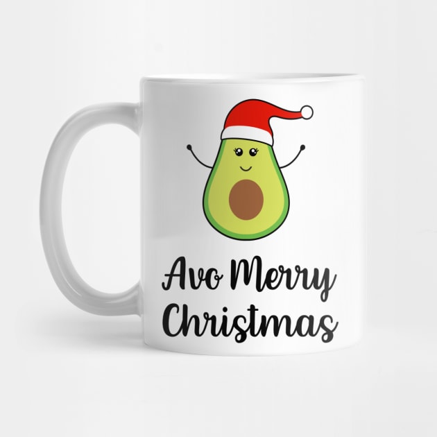 Avocado Merry Christmas, Vegan Chrismas by Sapfo